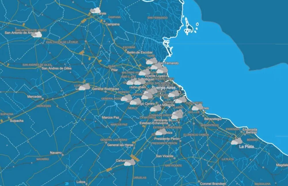 Alerta por tormentas: cuándo llueve esta semana en Buenos Aires
