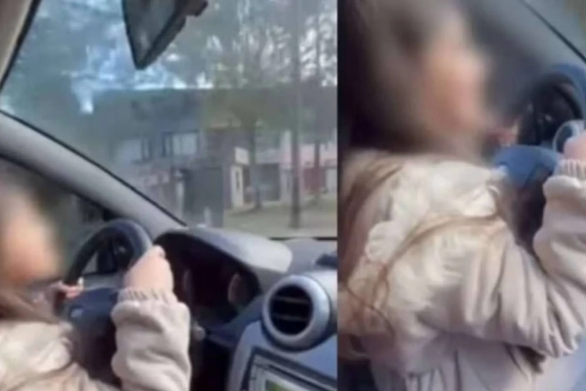 Le quitaron la licencia al padre que había filmado a su hija de 9 años mientras conducía un auto