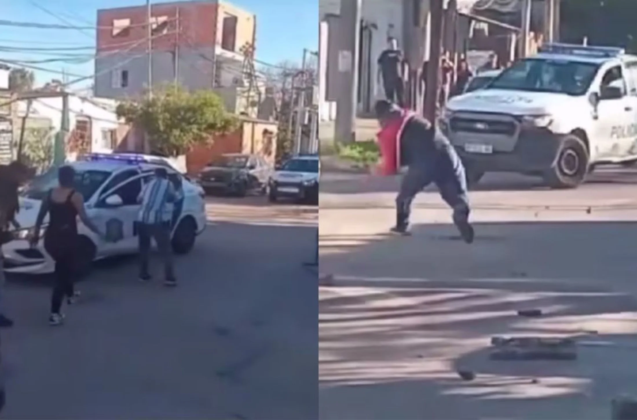 Un operativo por un auto mal estacionado terminó con incidentes, policías heridos y un vecino baleado