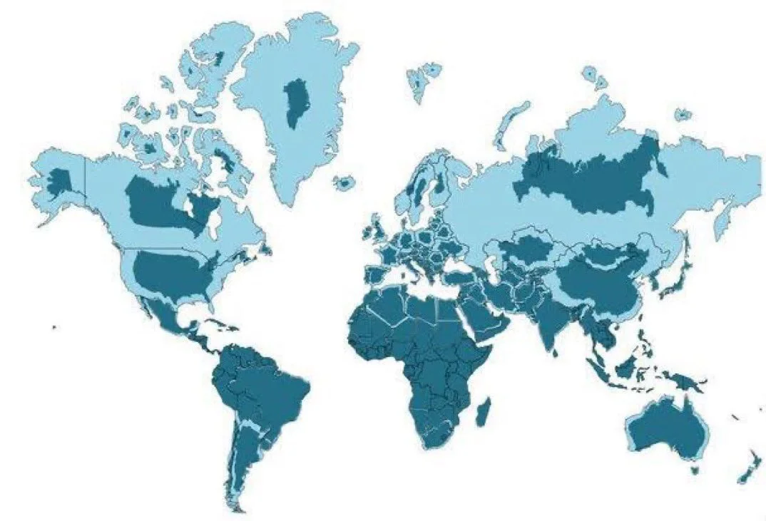 La ONU abandona la proyección Mercator e impone un nuevo mapa del mundo para corregir distorsiones