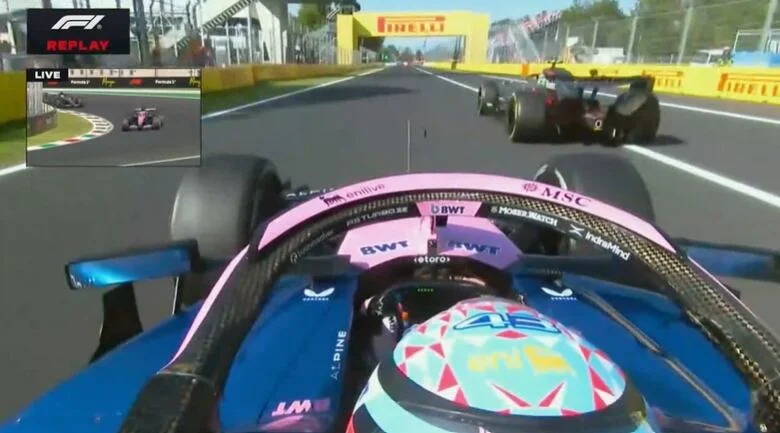 El espectacular doble adelantamiento de Colapinto tras el despiste en el Gran Premio de Monza