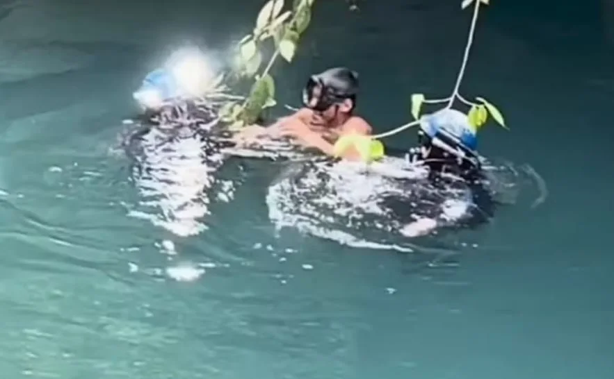 Un pescador sobrevivió dos semanas atrapado en una bolsa de aire bajo el agua