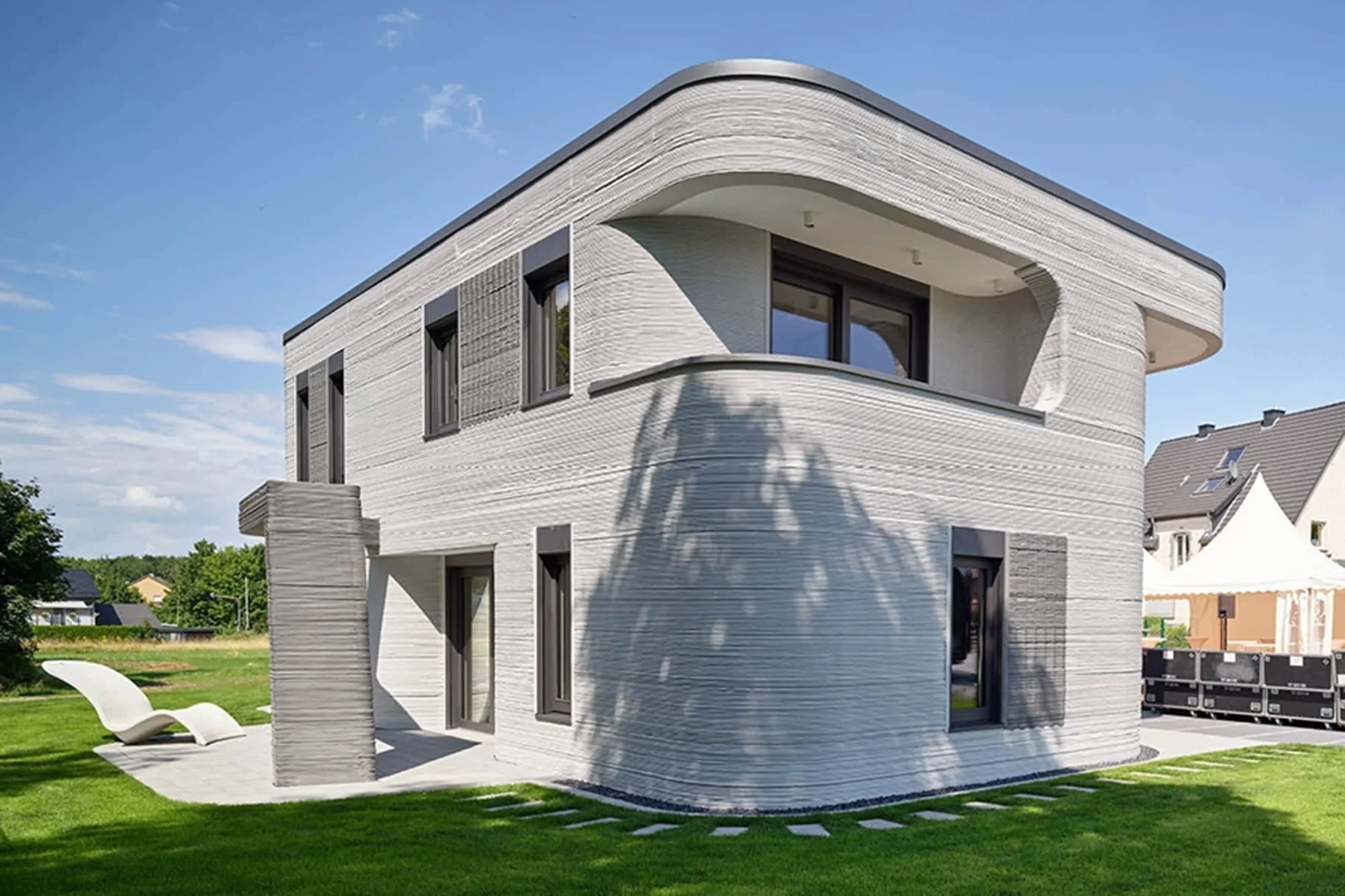 Ni construcción en seco ni ladrillo: la nueva tecnología para edificar una casa de 120 m2 en 48 horas