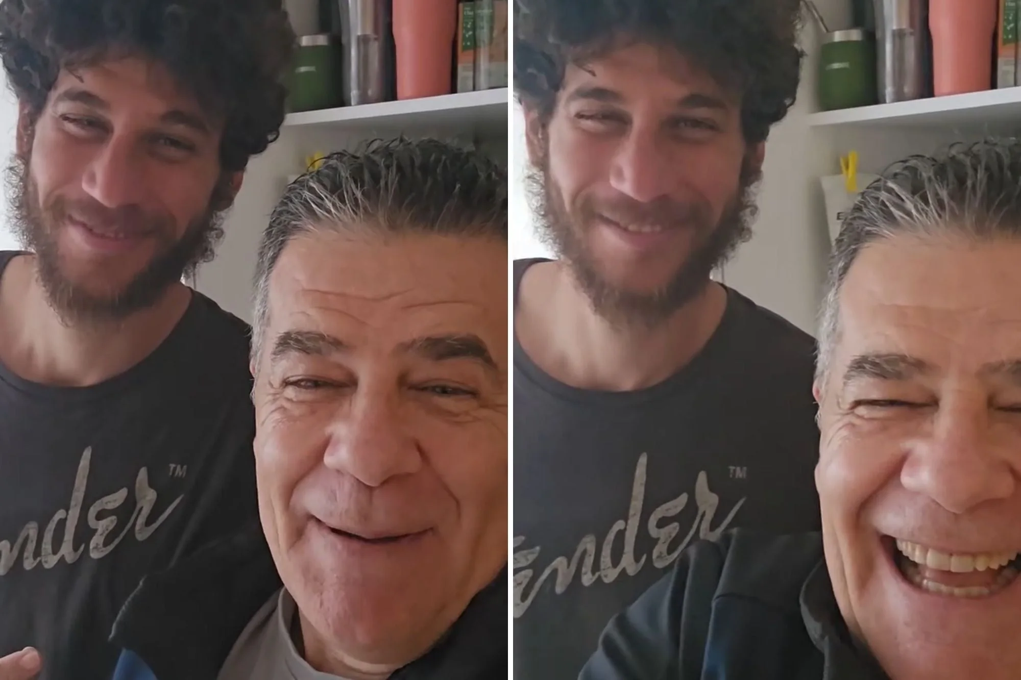 Julián Weich recibió la visita de Jerónimo y mostró cómo está hoy: “Vino el hijo hippie, happy, sustentable”