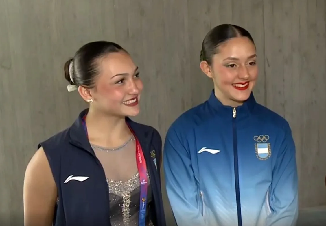 Micaela Lopetegui y Valentina Longo: un podio histórico para el patín artístico en los Juegos Suramericanos 2026