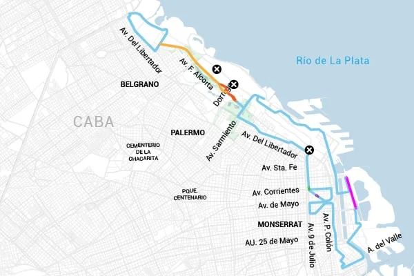 Por la Maratón de Buenos Aires: los cortes de calle que afectarán a la ciudad desde las 9 de hoy