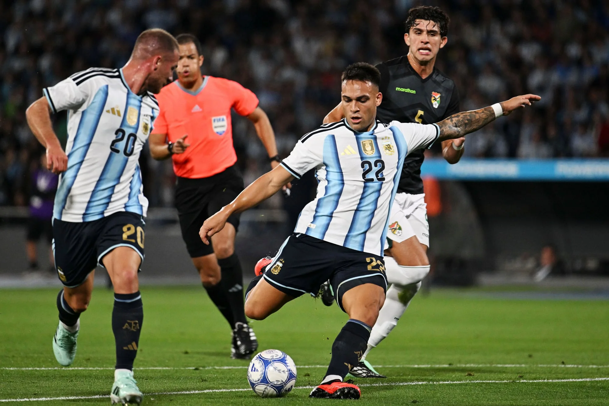 VIDEO: los goles de Argentina frente a Bolivia, en el primer amistoso después del Mundial