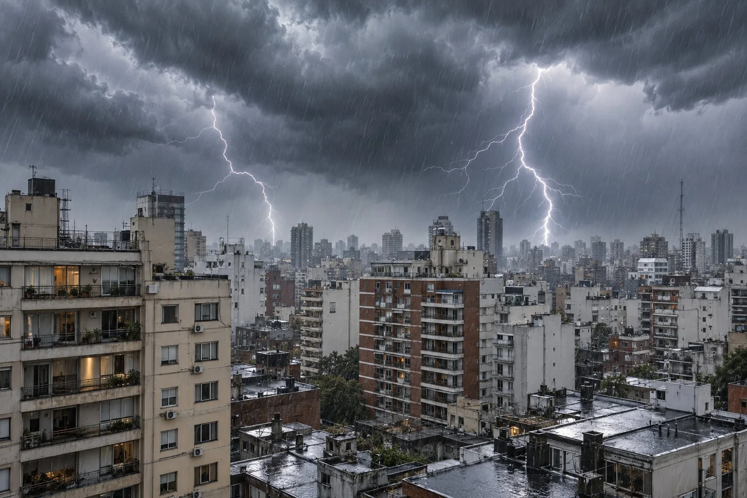 Avanza un frente desde el Pacífico que traerá tormentas severas este fin de semana, con acumulados de 100 mm, ráfagas de hasta 100 km/h y alerta extendida: las zonas afectadas