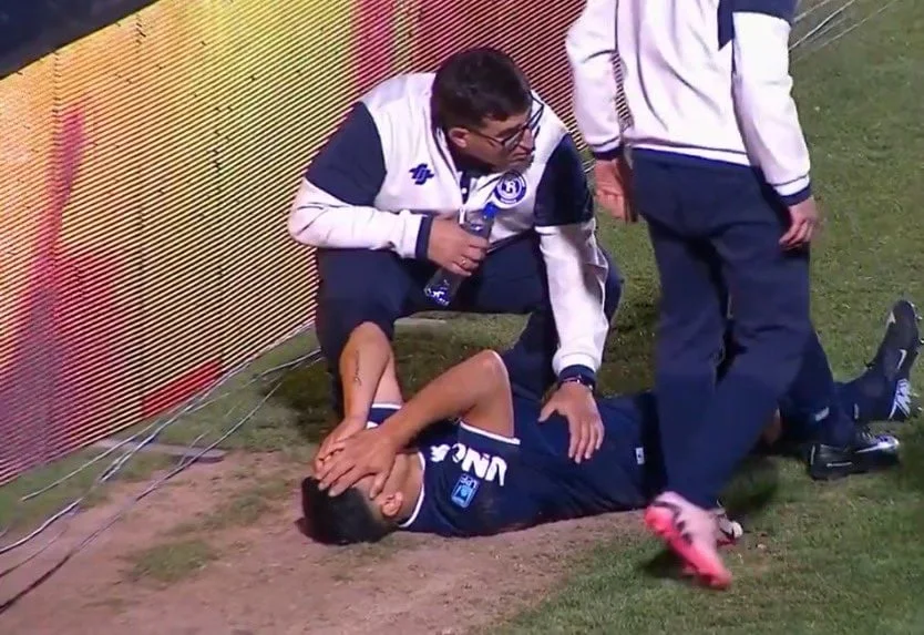 Maximiliano Salas sufrió una seria lesión de rodilla y estará varios meses sin jugar