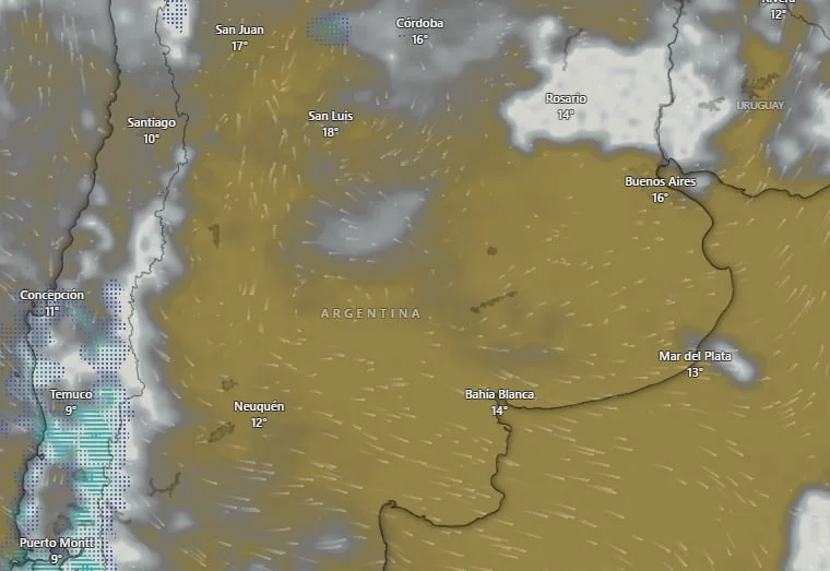 Hay alerta naranja y amarilla por tormentas, nevadas y vientos para este domingo 4 de octubre: las provincias afectadas
