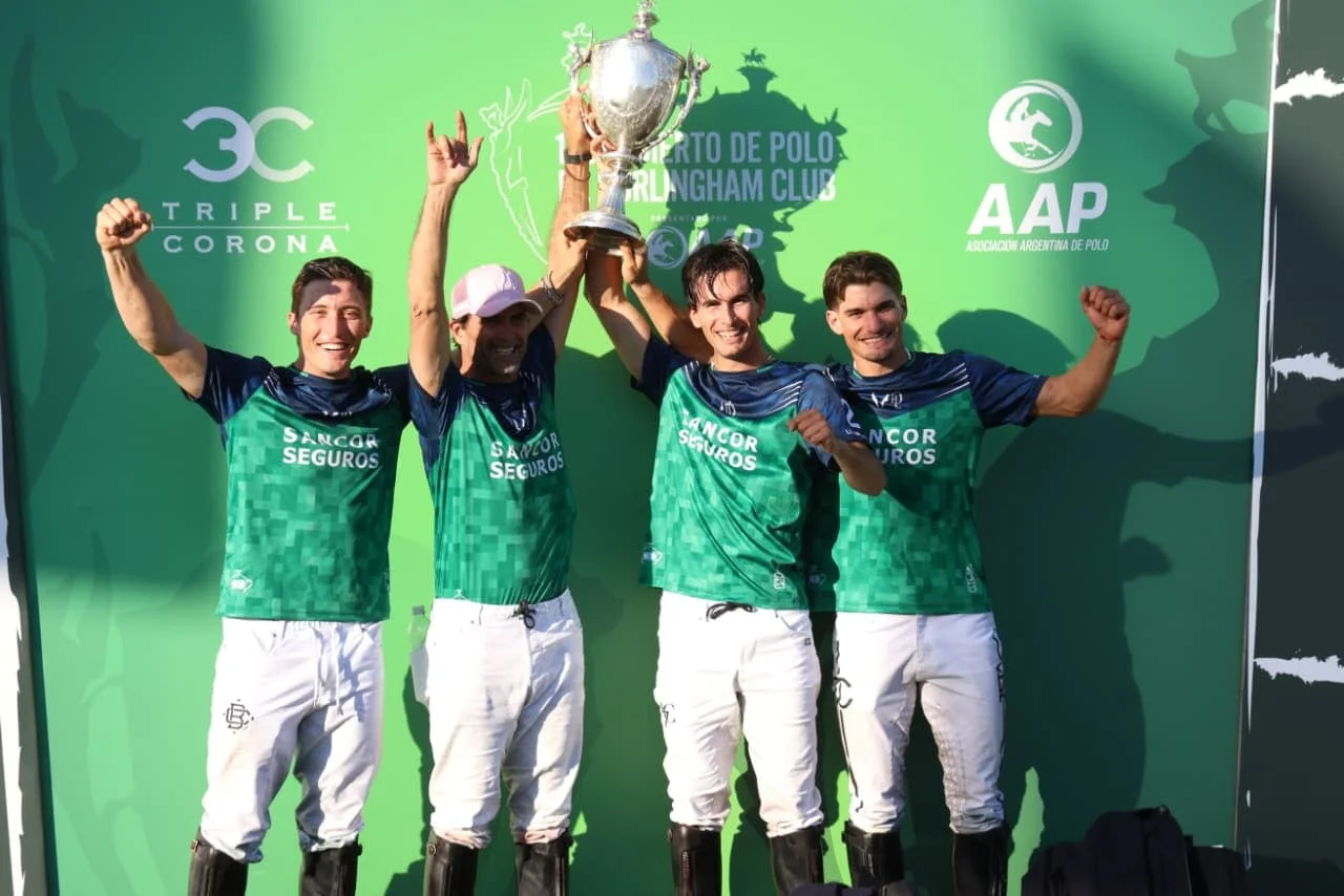 La Natividad-La Dolfina venció a La Hache y es bicampeón del Abierto de Hurlingham de polo