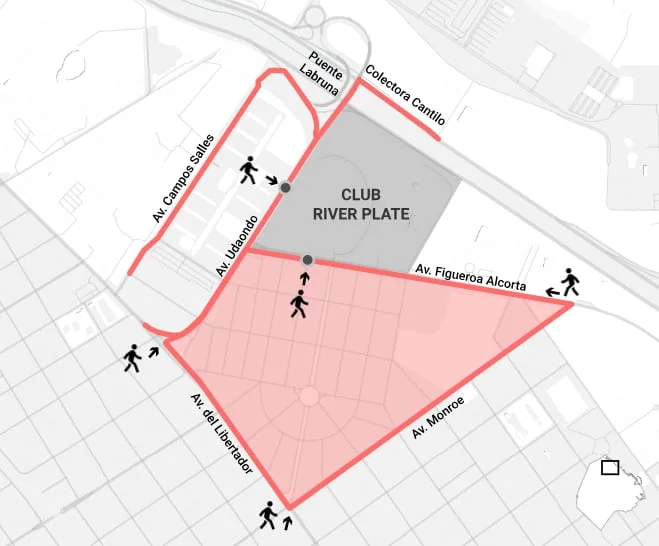 Cómo será el operativo de seguridad y el mapa de cortes por la despedida de Messi de la selección